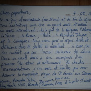 Des amis de plusieurs pays, Février 2015