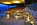 Parking couvert éclairé le soir, Chalet Les Clémentines, Saint Gervais Le Bettex